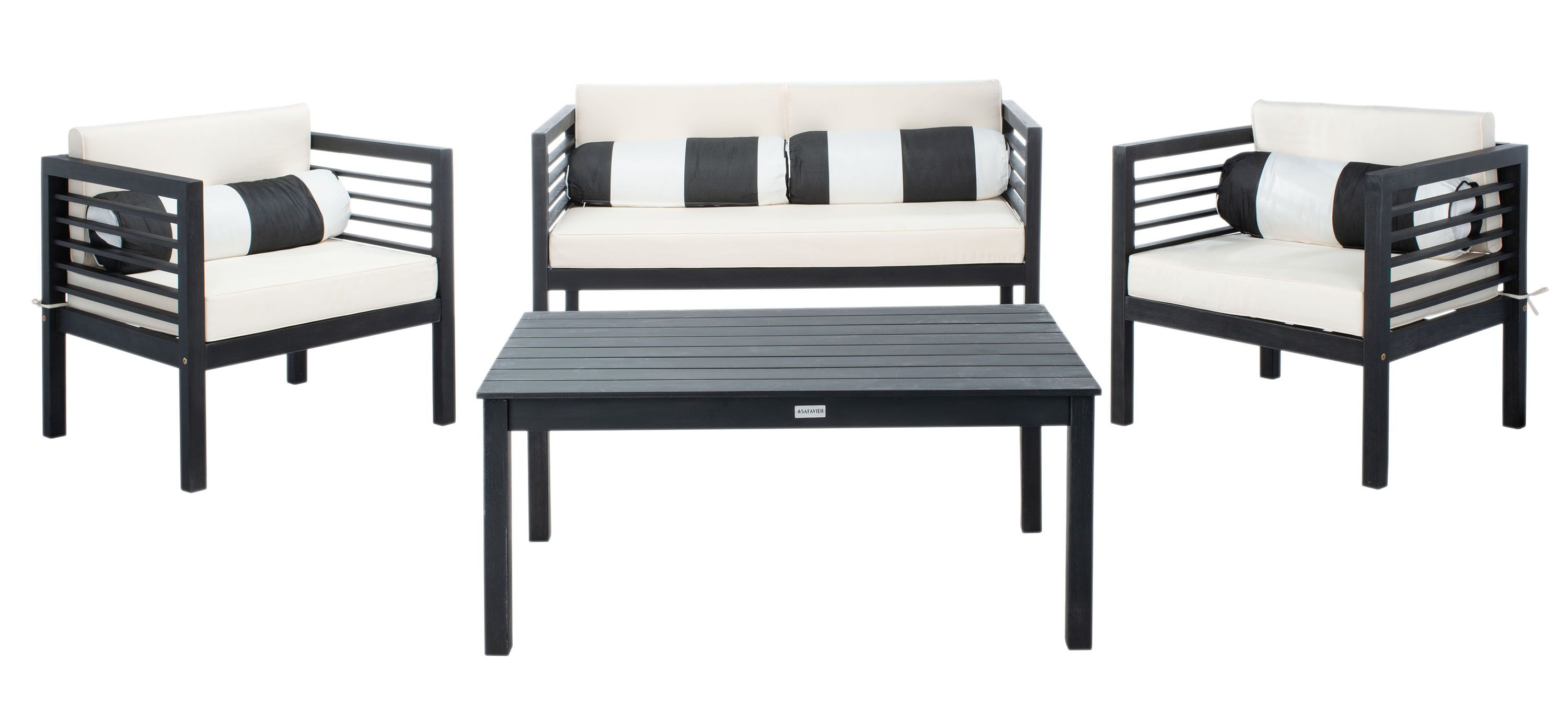 Samana 4 Piece Outdoor Set With Accent Pillows