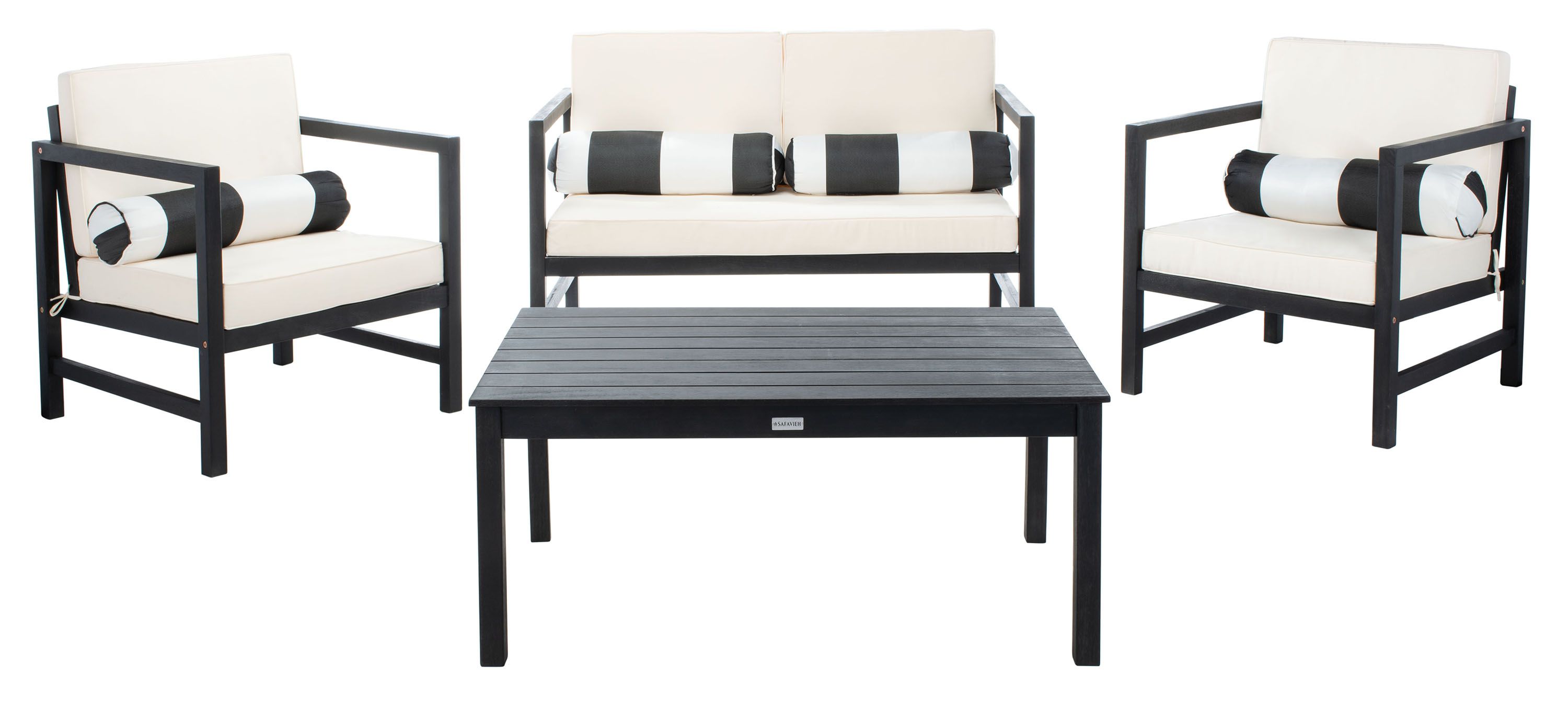 Colson 4 Piece Outdoor Set With Accent Pillows