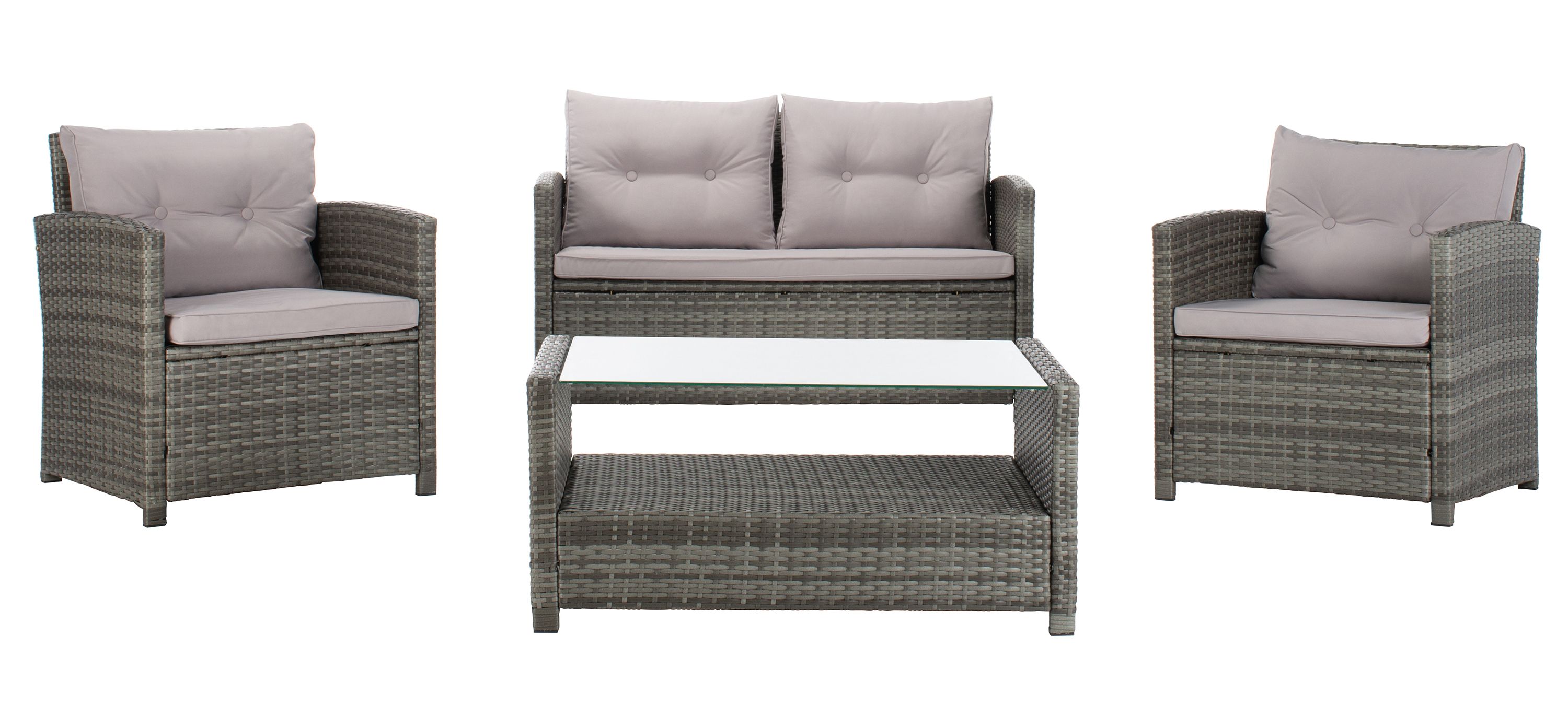 Abarrane 4 Piece Living Set