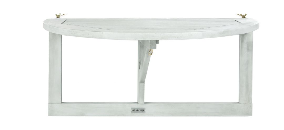 PAT7045B Bishop Outdoor Balcony Hanging Half Table sku PAT7045B