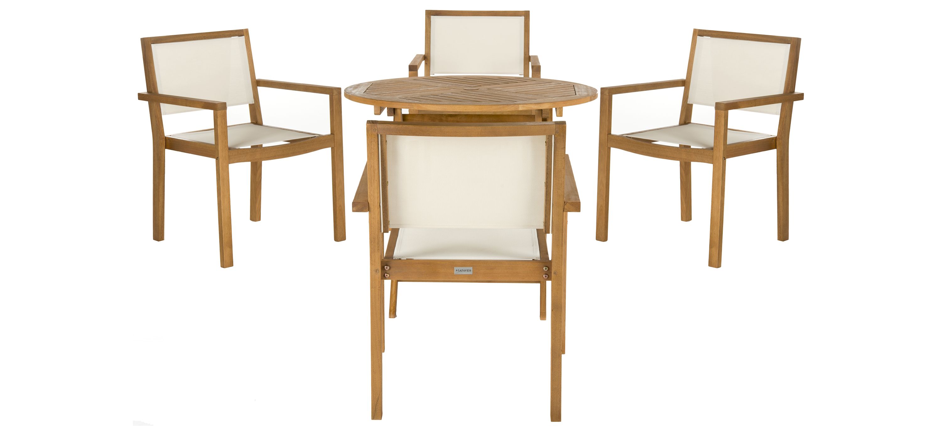 Figueroa 35.4 Inch Dia Round Table 5 Piece Dining Set