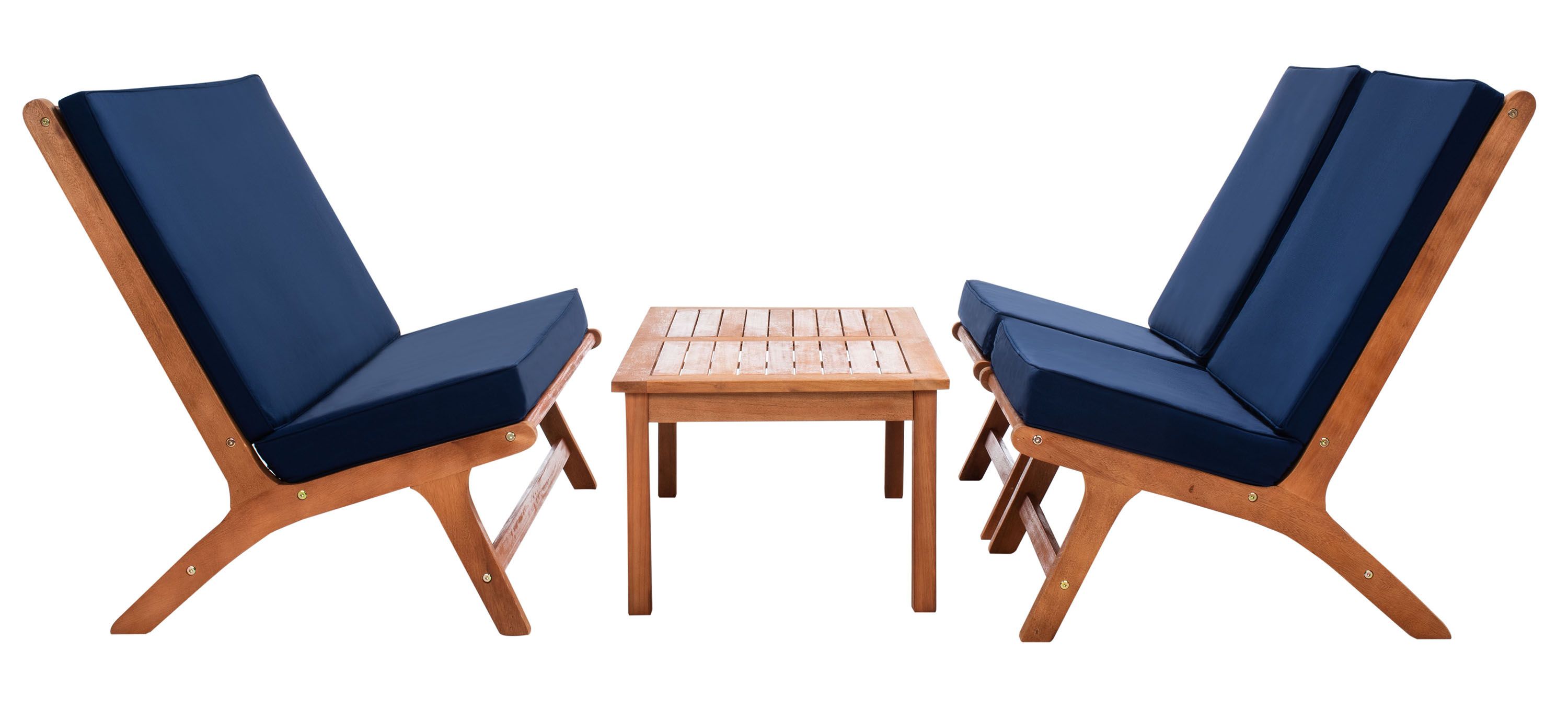Bishop 4 Piece Outdoor Living Set With Accent Pillows
