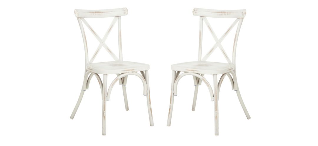 Madalina Outdoor Stackable Chair: Set of 2