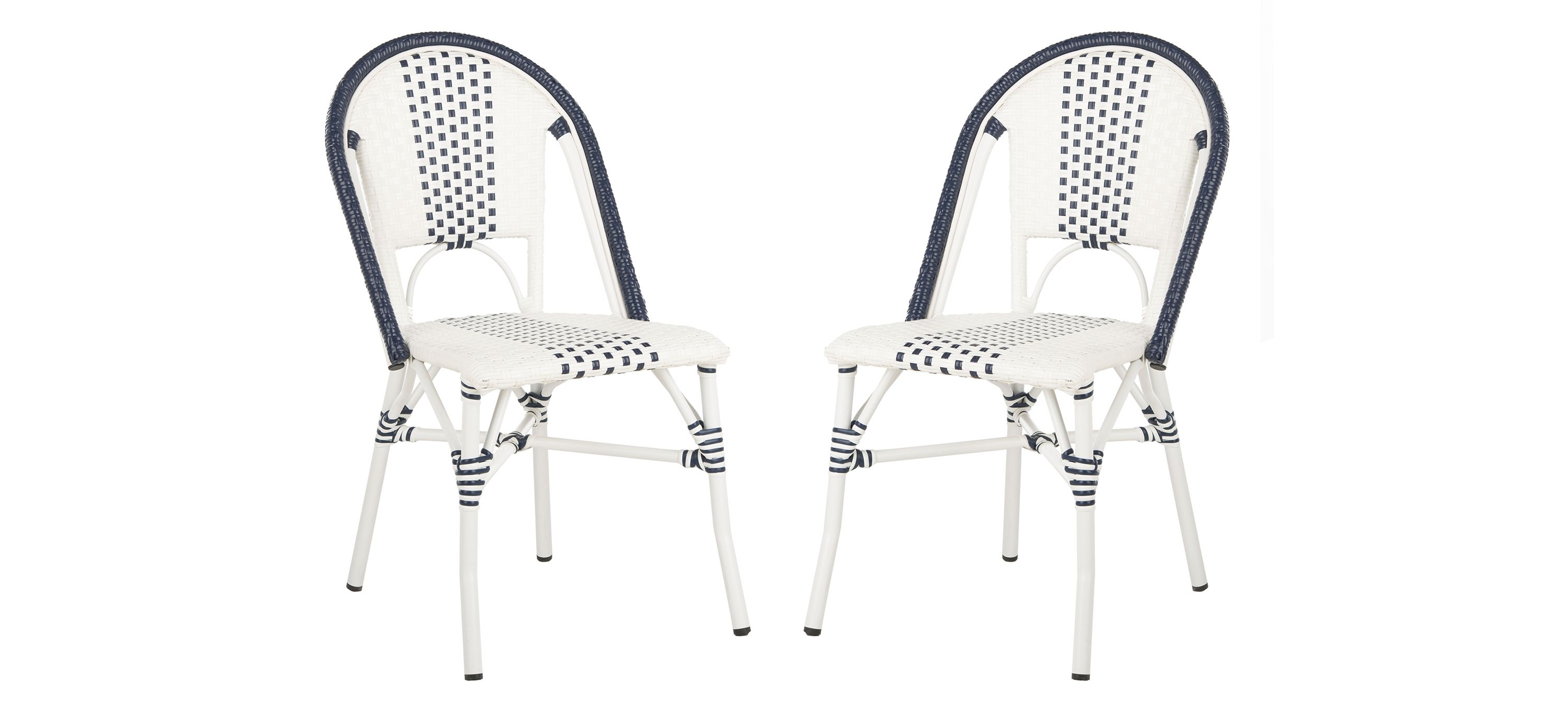 Lorma Outdoor Stackable Chair: Set of 2