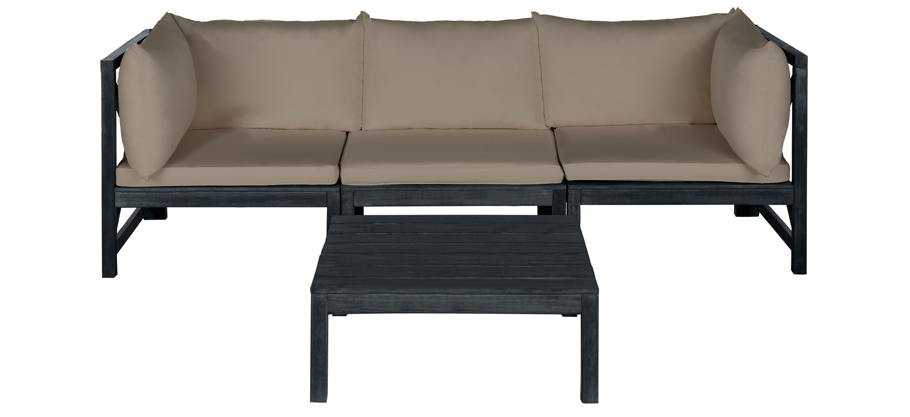 Kyoga Outdoor 4-pc. Modular Sectional Patio Set with Accent Table