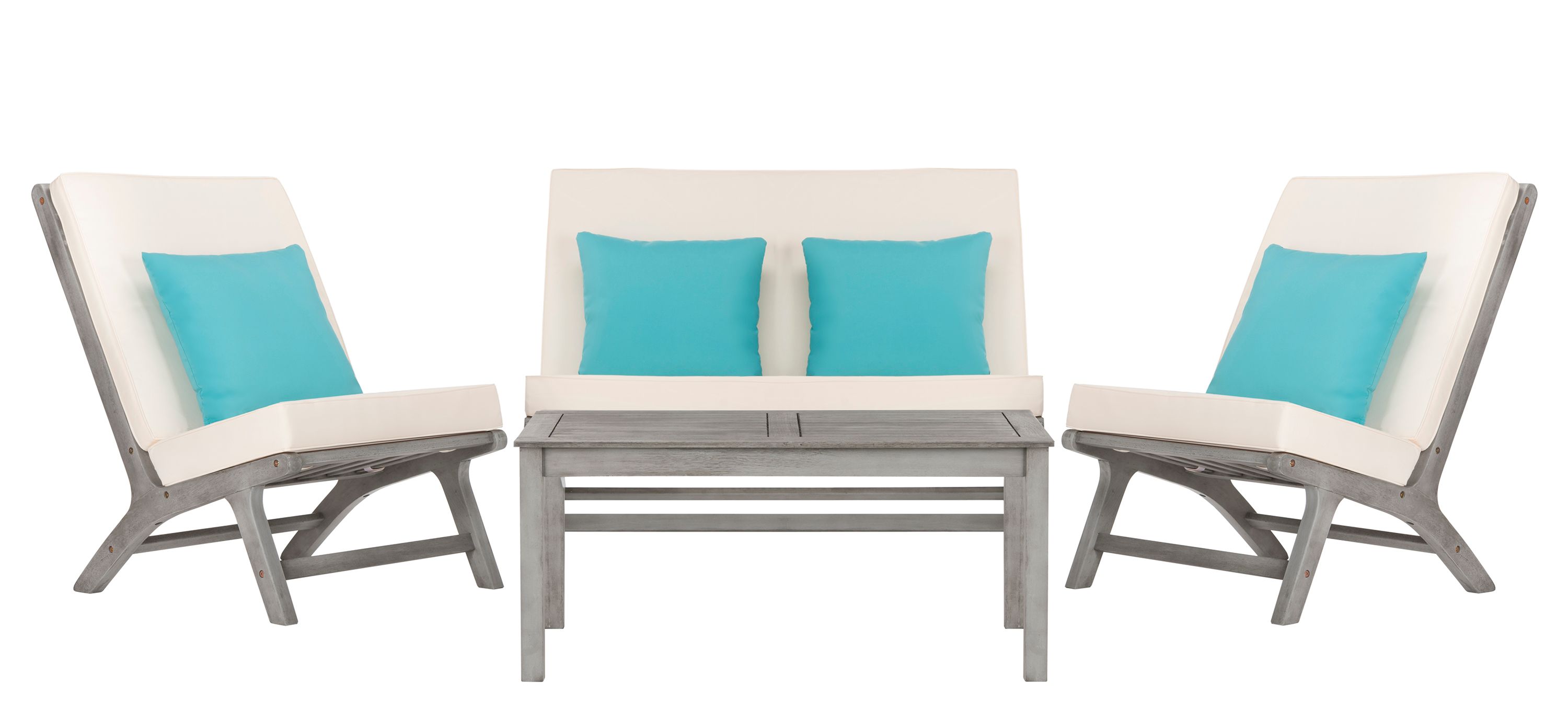 Micha 4-pc Outdoor Living Set w/ Accent Pillows