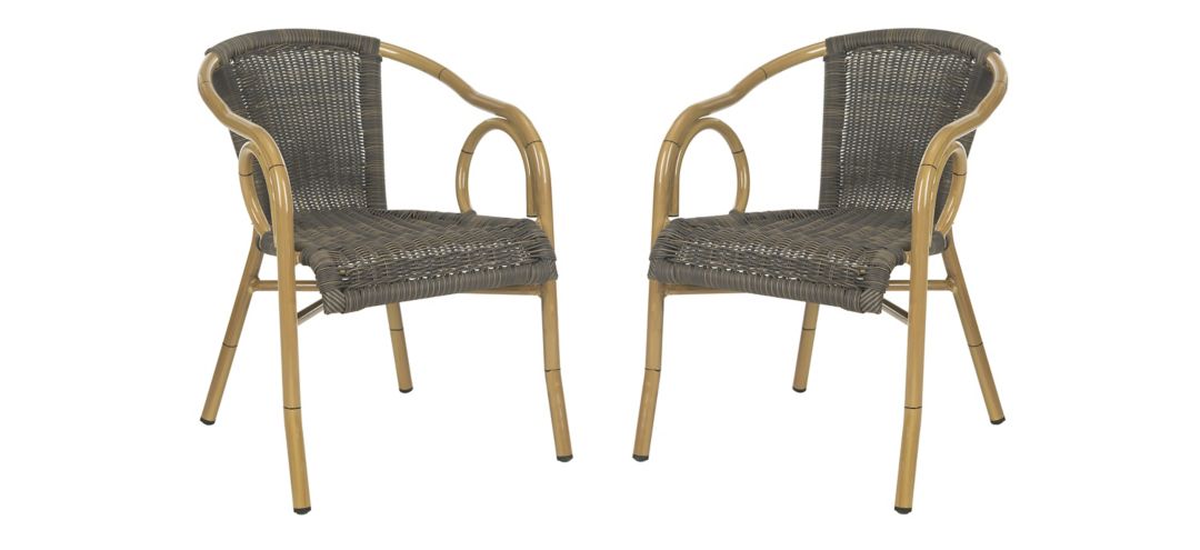 PAT4000A-SET2 Ransin Outdoor Arm Chair - Set of 2 sku PAT4000A-SET2