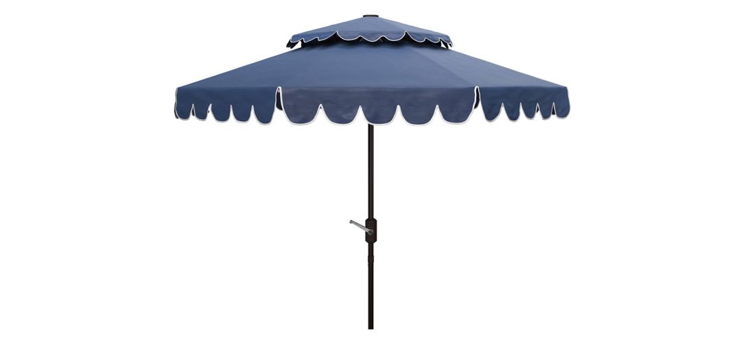 Doreen Outdoor 9 ft Rnd Double Top Crank Umbrella
