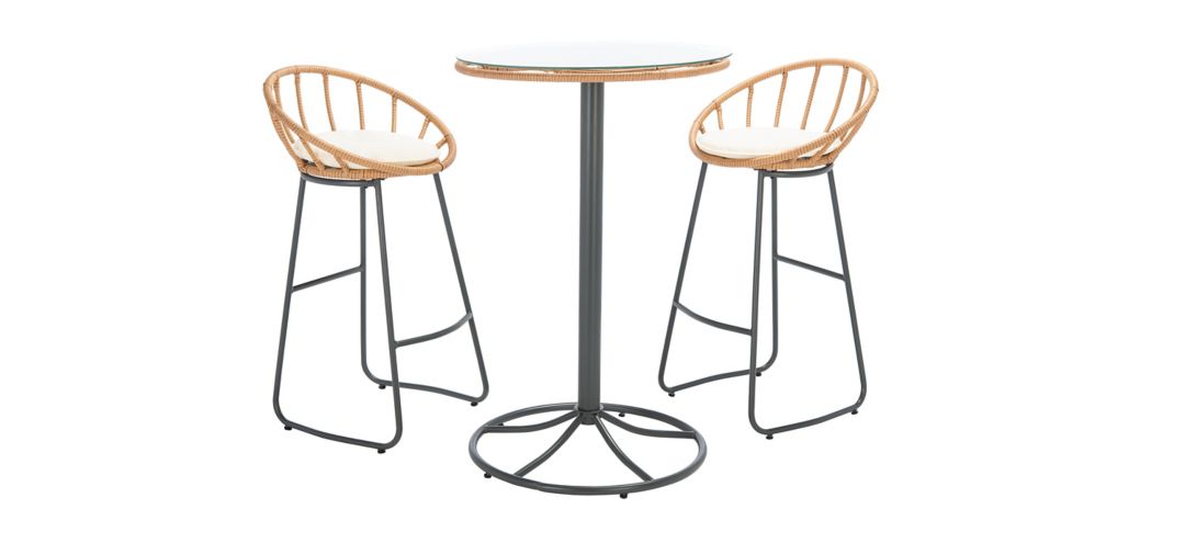 Lersa 3-pc. Outdoor Pub Table Set