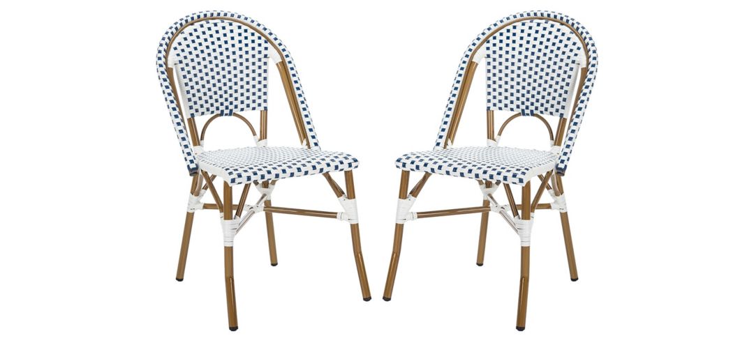 Salcha Indoor/Outdoor French Bistro  Side Chair, Set of 2