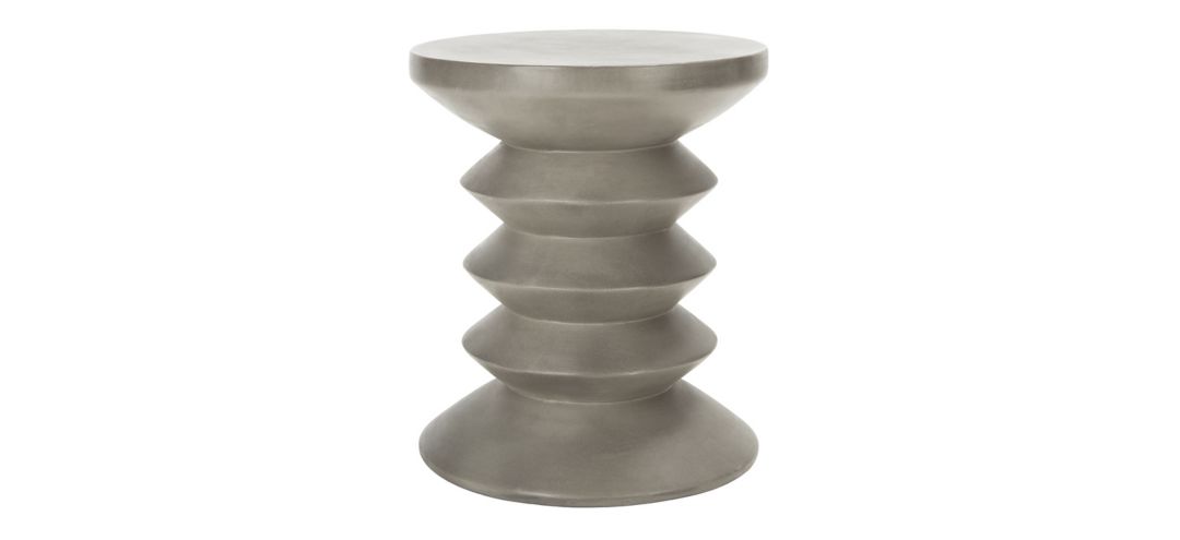 Vernon Outdoor Concrete Accent Stool