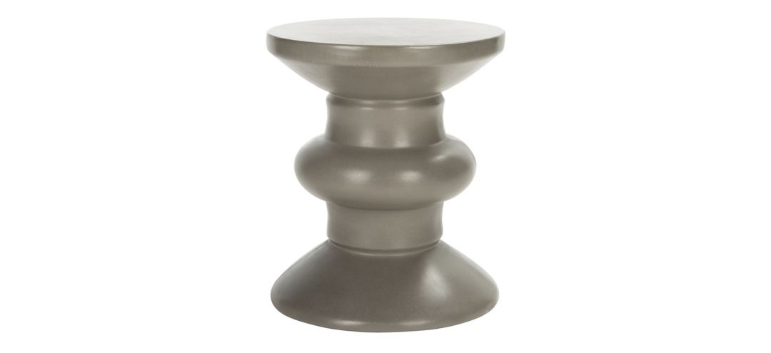 Brea Outdoor Concrete Accent Stool