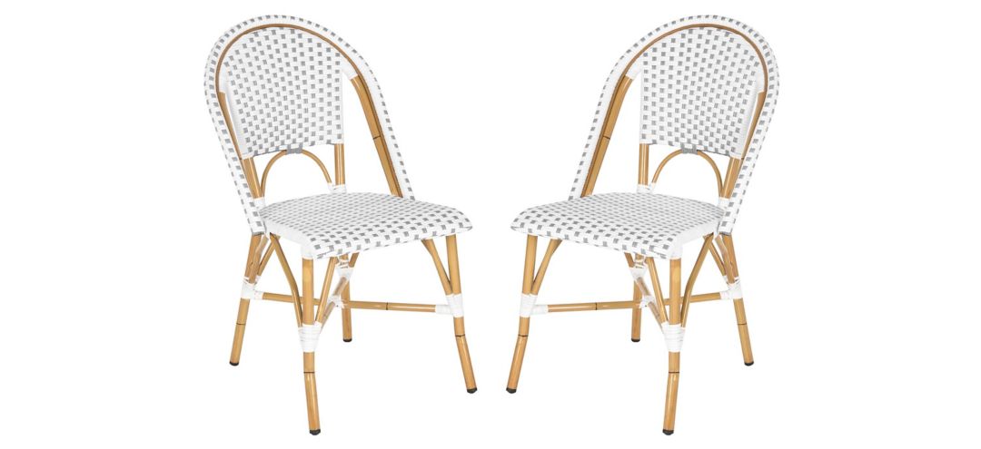 Salcha Indoor/Outdoor French Bistro Side Chair, Set of 2