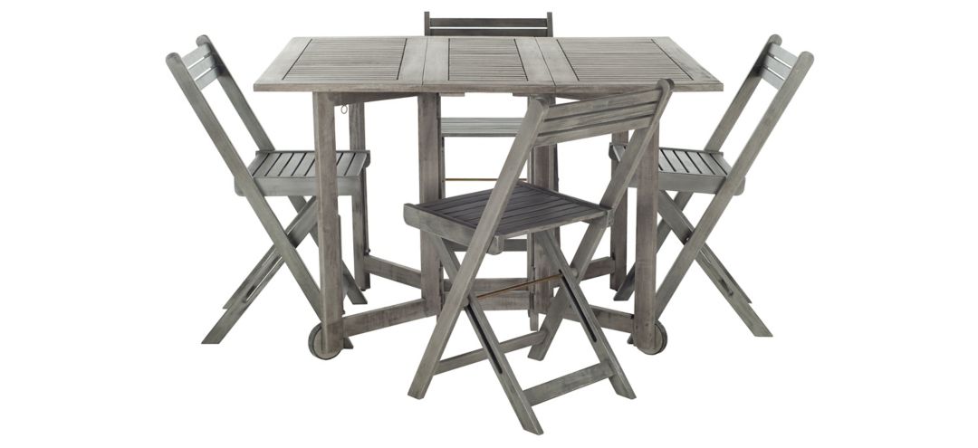 Arvin 5-pc. Outdoor Cabinet Dining Set