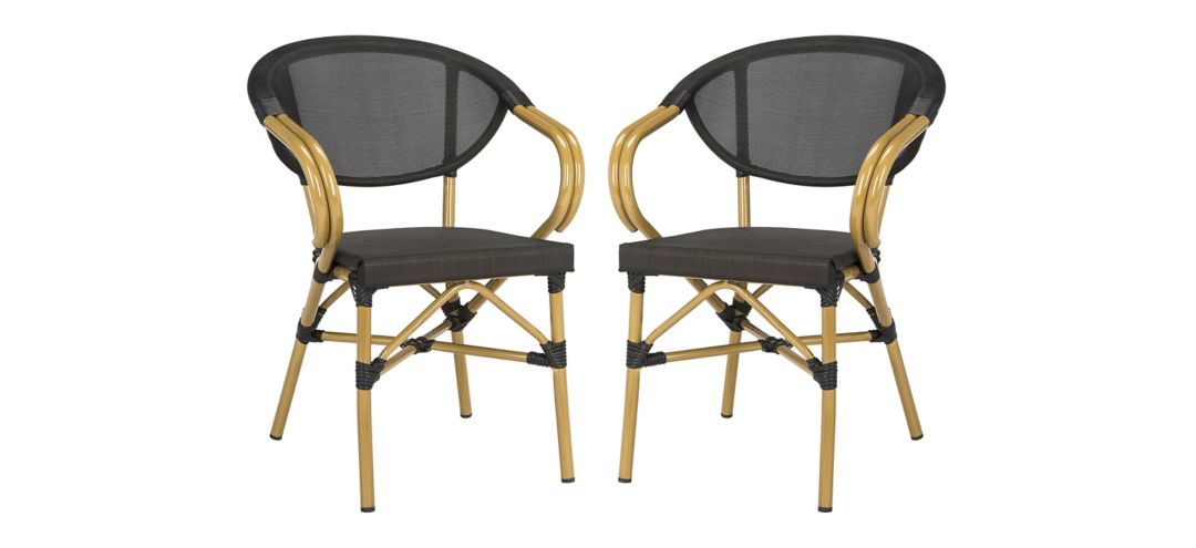 PAT4015A-SET2 Catryn Outdoor Arm Chair -Set of 2 sku PAT4015A-SET2