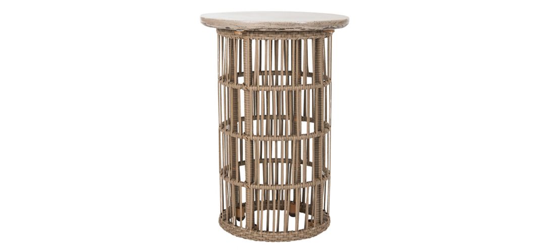 Rocco Indoor/Outdoor Modern Concrete Side Table