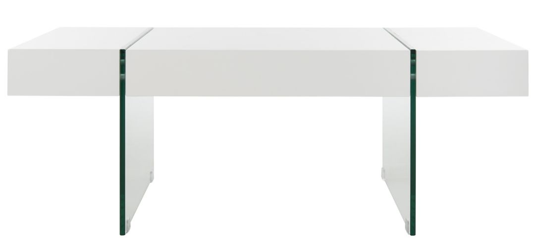 Maris Rectangular Glass Leg Modern Coffee Table