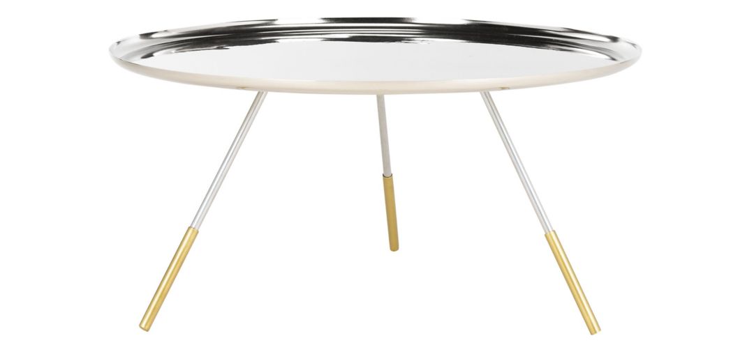 300260420 Scarlett Coffee Table with Metal Gold Cap sku 300260420