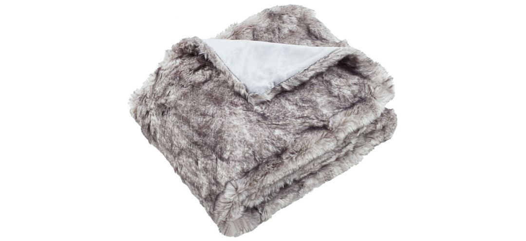 Faux Chinchilla Throw