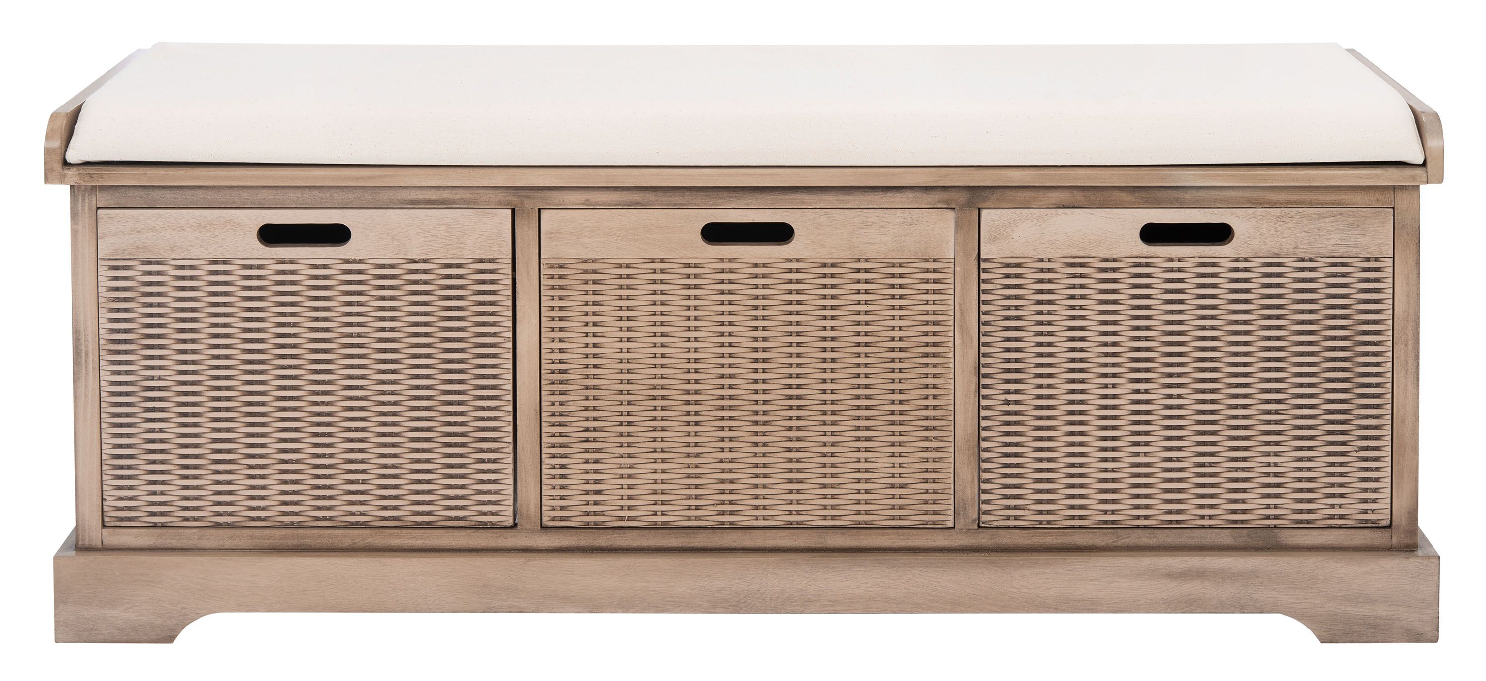 Greenwich 3 Drawer Cushion Bench