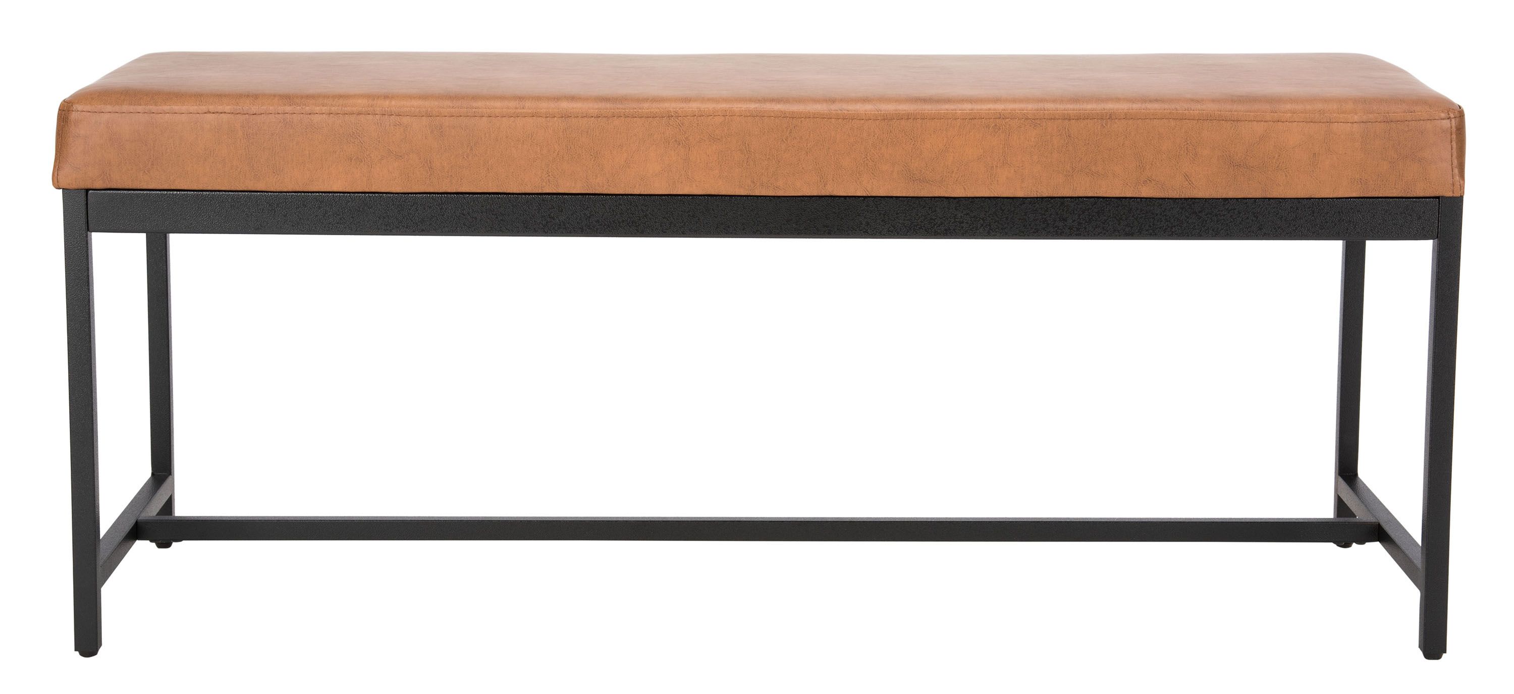 Chase Faux Leather Bench