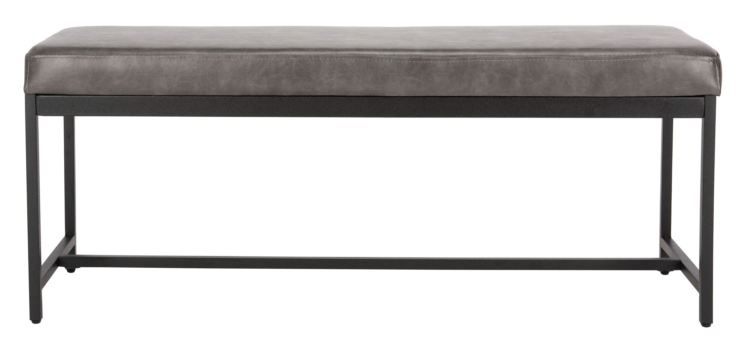 Chase Faux Leather Bench
