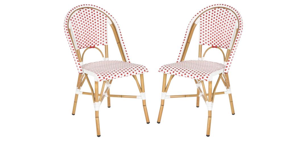 Salcha Outdoor Side Chairs: Set of 2