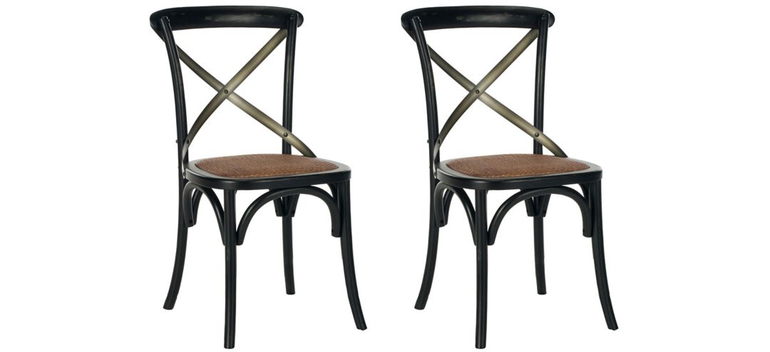 711285360 Eleanor X-Back Dining Chair - Set of 2 sku 711285360