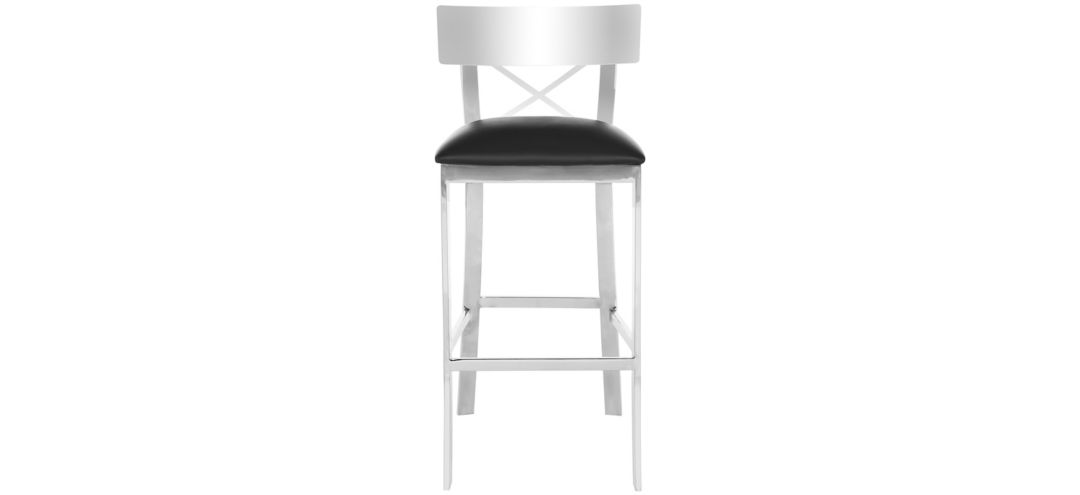 Denis Cross-Back Bar Stool