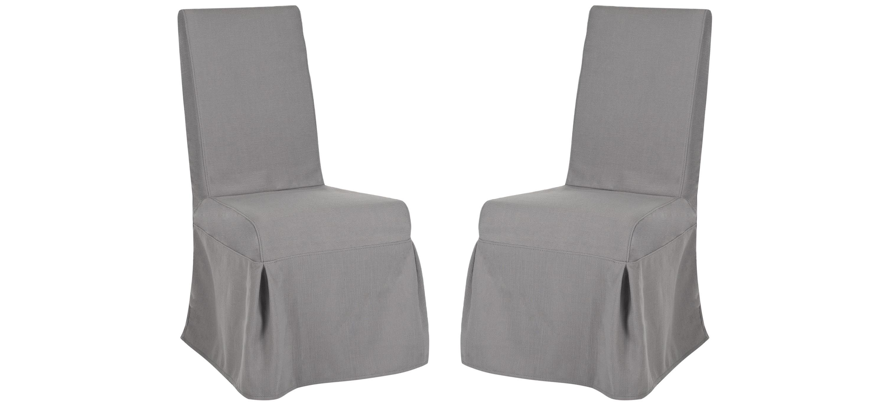 Baltic Linen Slipcovered Dining Chair - Set of 2