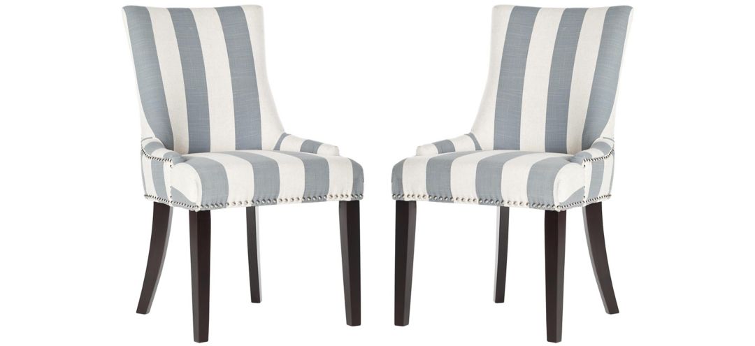 720278460 Lester Awning Stripes Dining Chair - Set of 2 sku 720278460