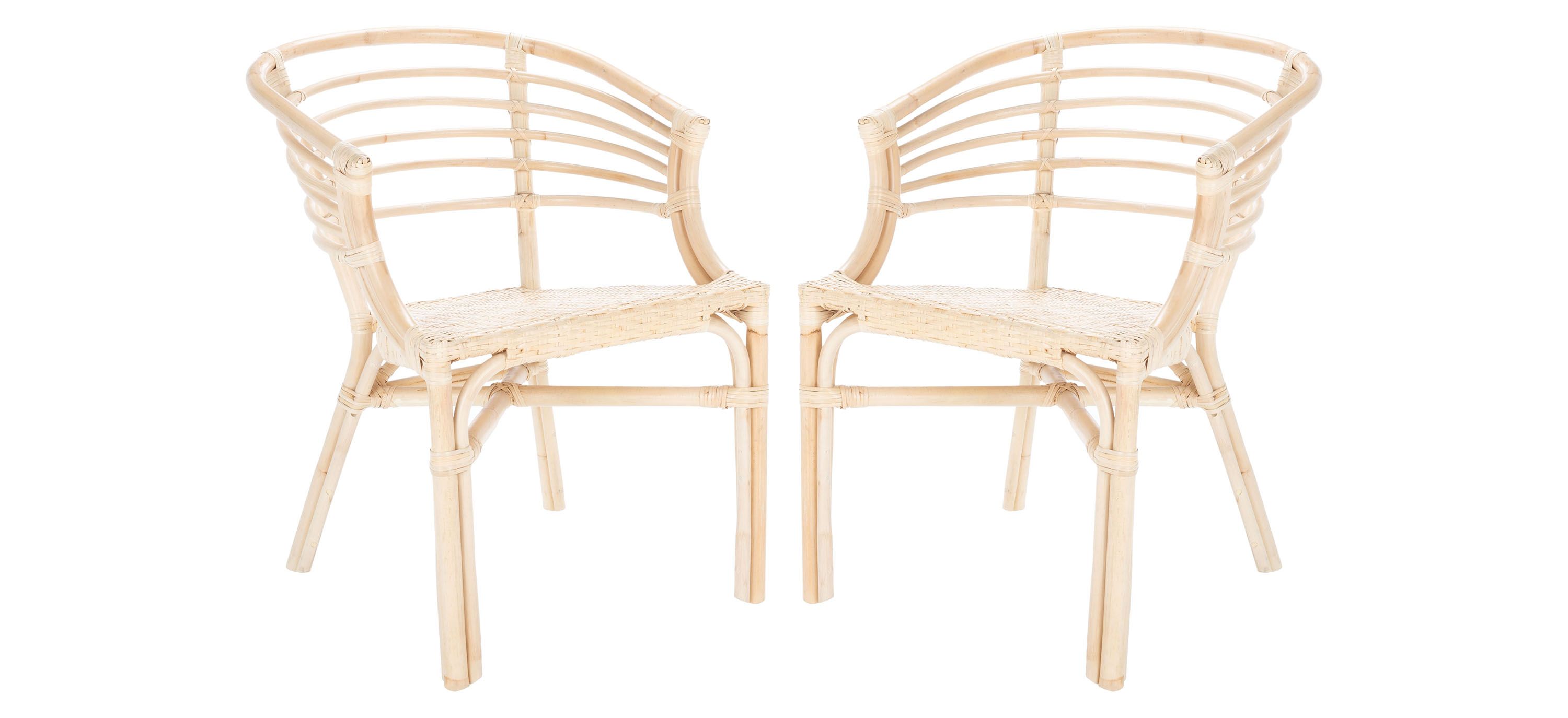 Roger Rattan Dining Chair - Set of 2