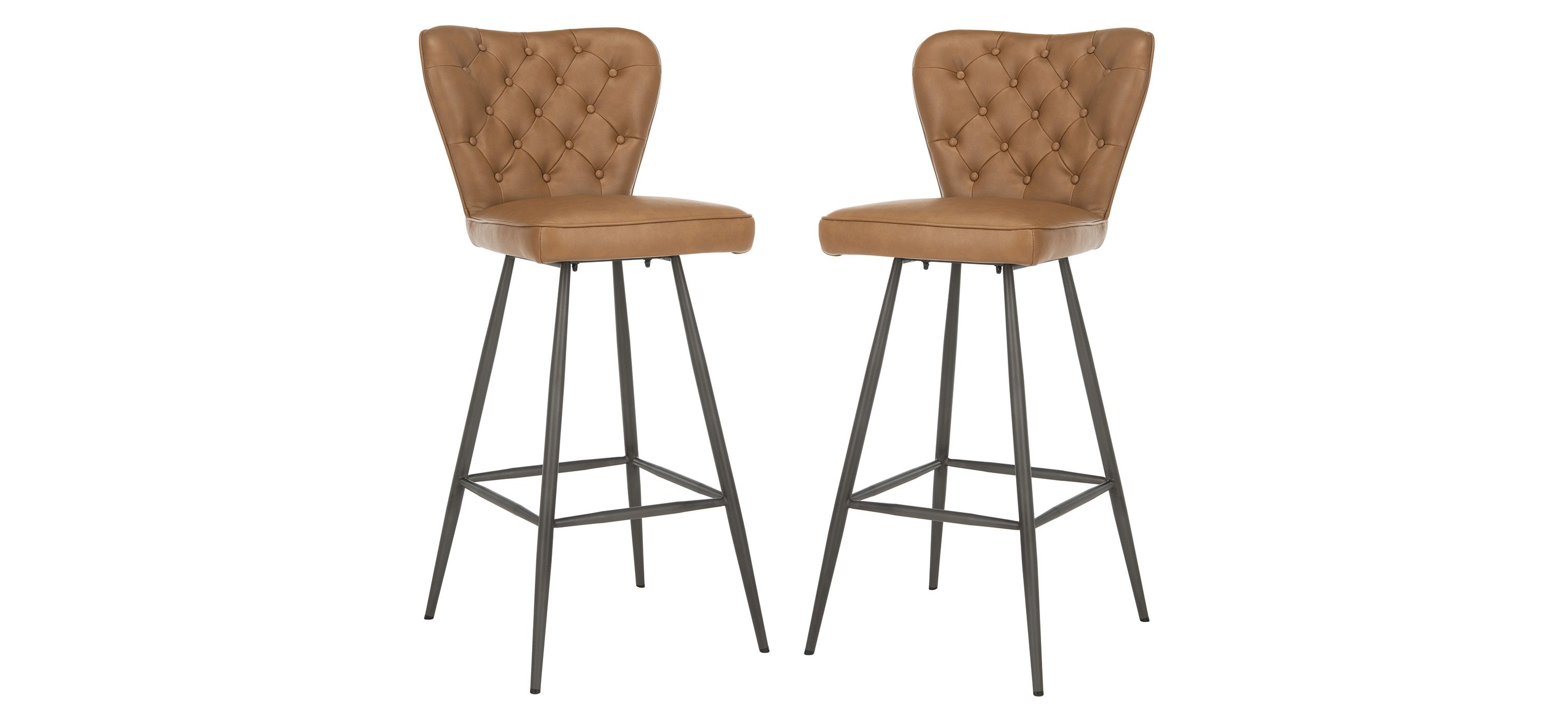 Kingford Tufted Bar Stool - Set of 2
