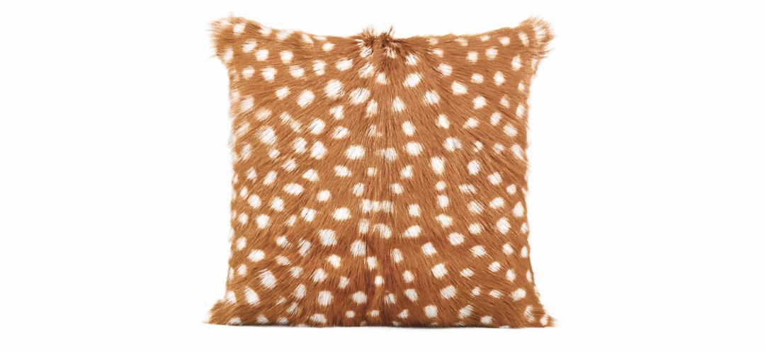 Amber Goatskin Pillow