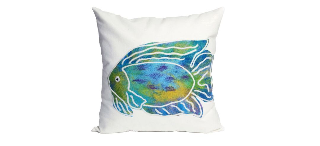 Liora Manne Visions II Batik Fish Pillow