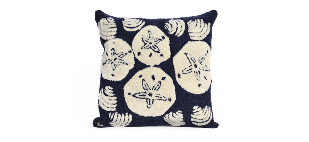 Liora Manne Frontporch Shell Toss Pillow