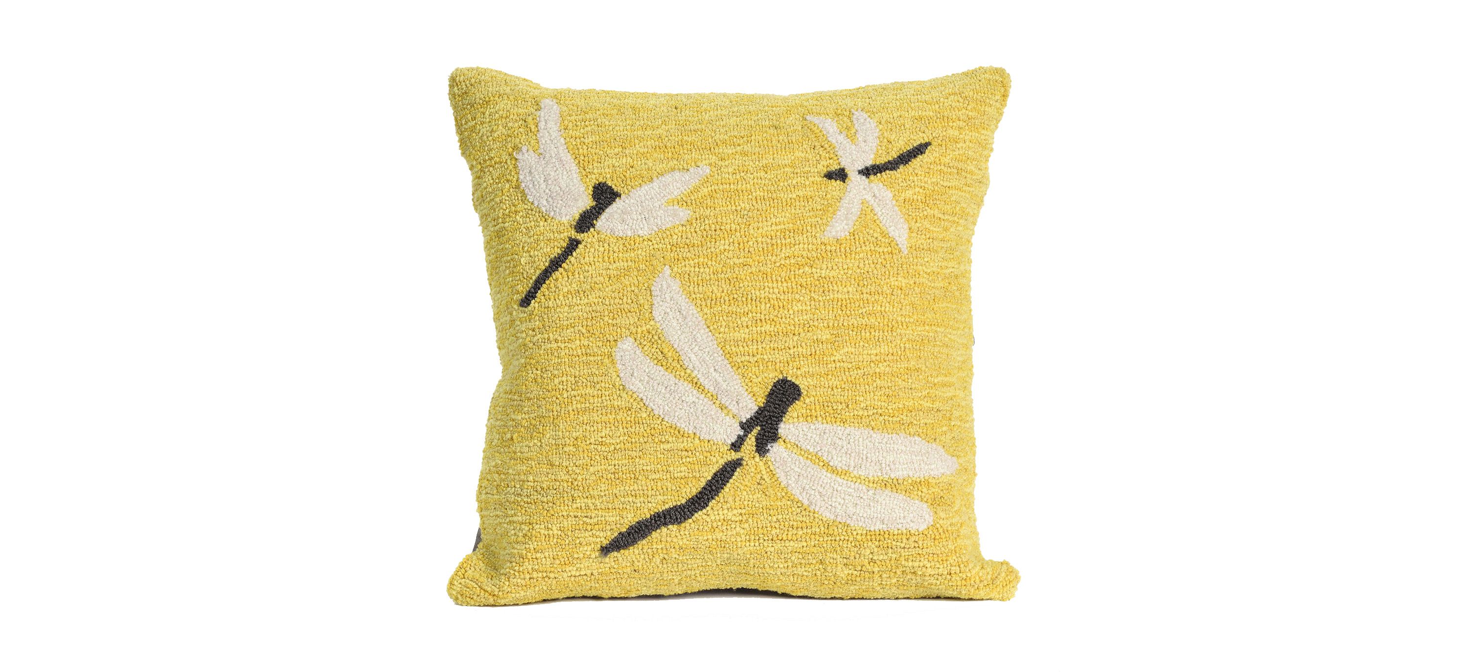 Liora Manne Frontporch Dragonfly Pillow