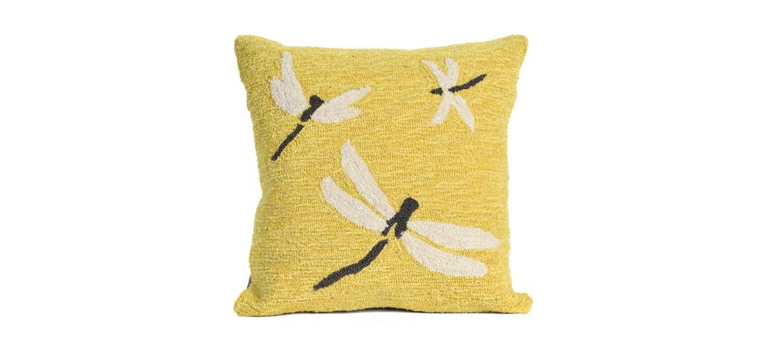 134163230 Liora Manne Frontporch Dragonfly Pillow sku 134163230