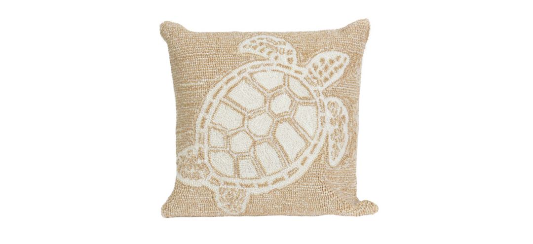 Liora Manne Frontporch Turtle Pillow