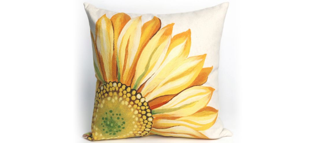 134226440 Liora Manne Visions III Sunflower Pillow sku 134226440