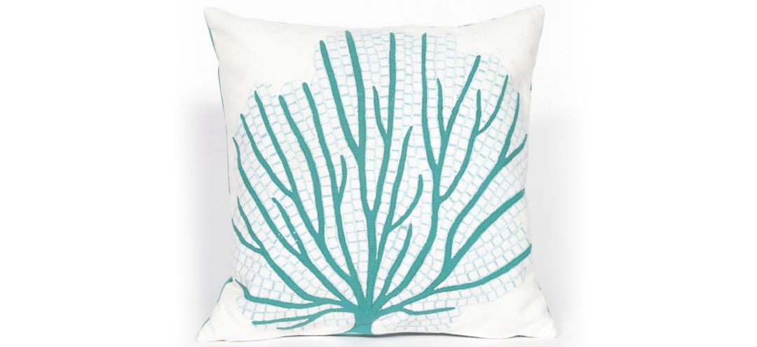134226550 Liora Manne Visions III Coral Fan Pillow sku 134226550