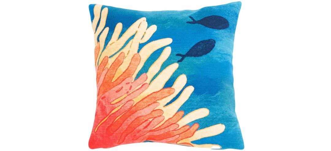 134226610 Liora Manne Visions III Reef and Fish Pillow sku 134226610