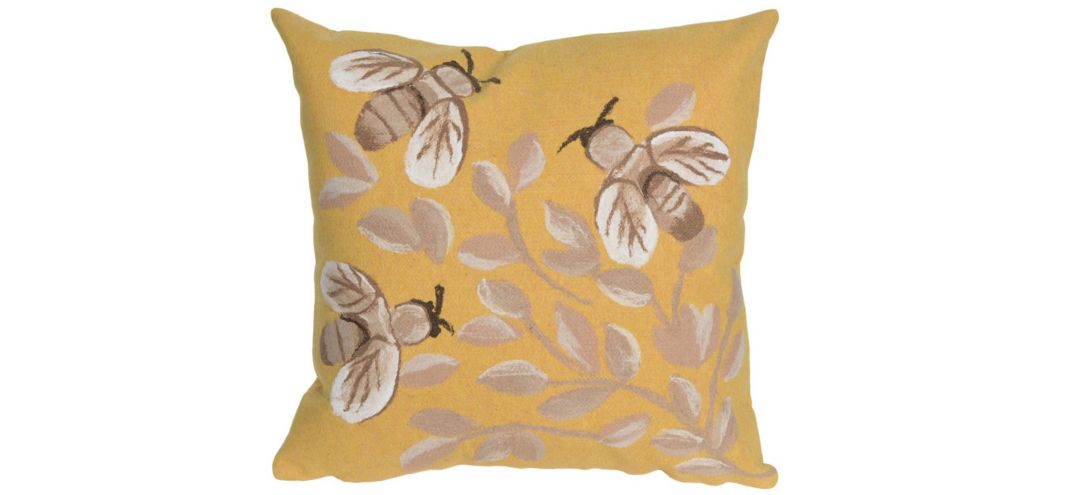 134226700 Liora Manne Visions III Bees Pillow sku 134226700