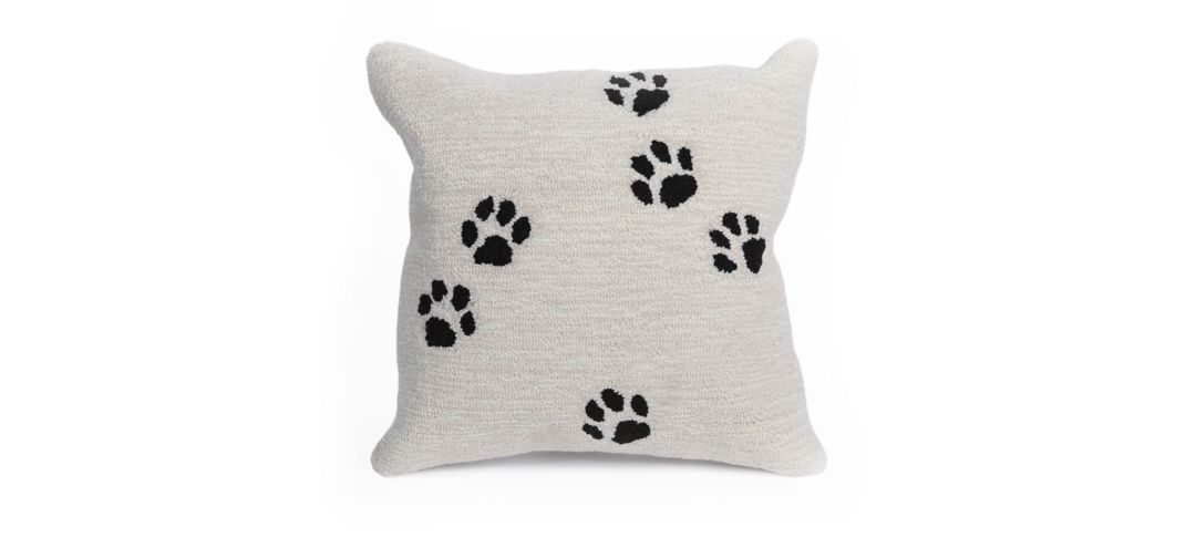 135158320 Liora Manne Frontporch Paw Prints Pillow sku 135158320