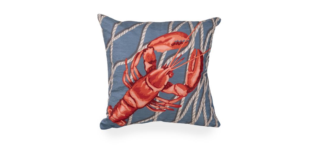 Liora Manne Illusions Lobster Net Pillow