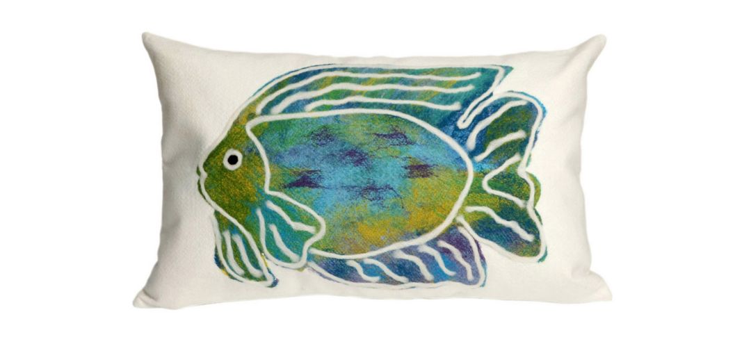 135158910 Liora Manne Visions II Batik Fish Pillow sku 135158910