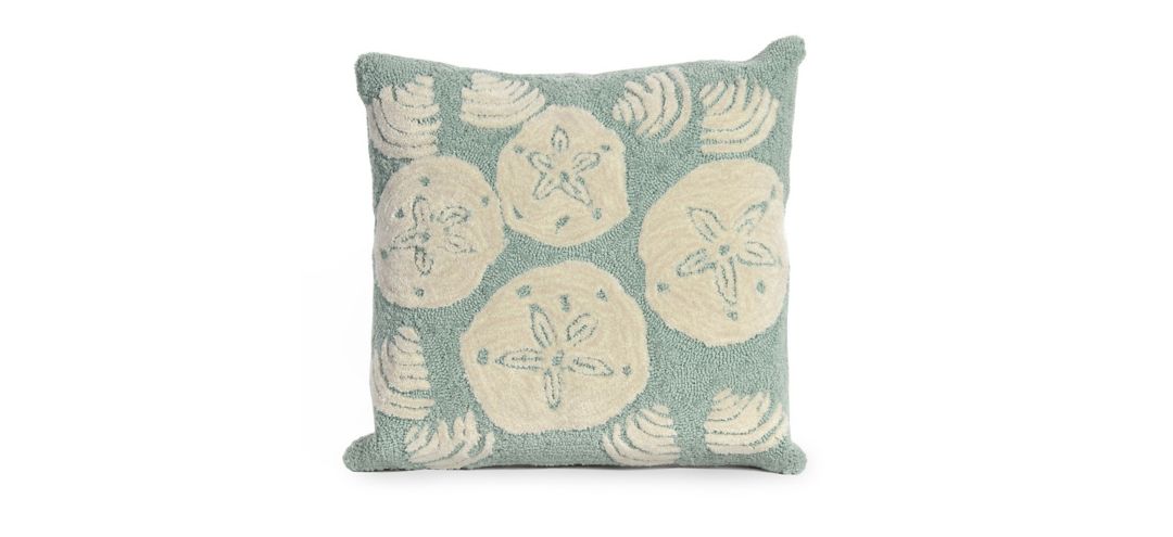 Liora Manne Frontporch Shell Toss Pillow