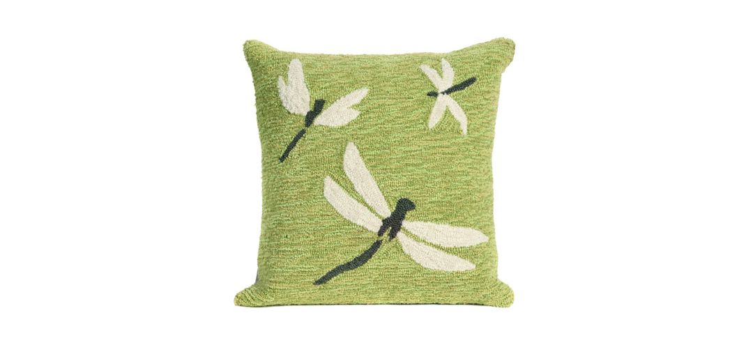 135163230 Liora Manne Frontporch Dragonfly Pillow sku 135163230