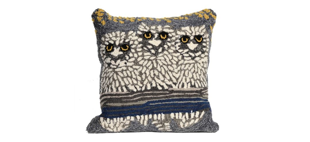 135163250 Liora Manne Frontporch Owls Pillow sku 135163250