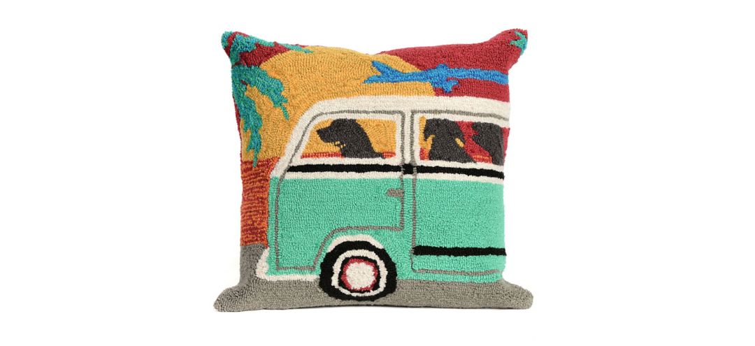 135163290 Liora Manne Frontporch Beach Trip Pillow sku 135163290